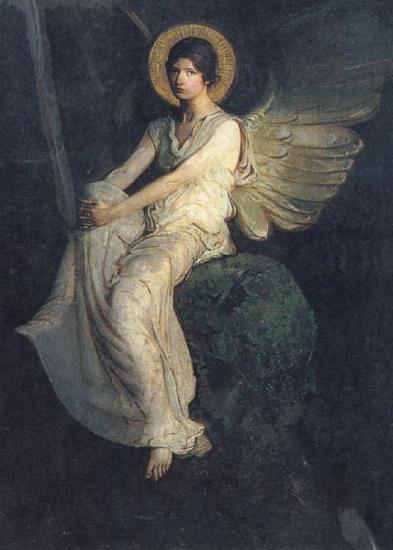 Abbott Handerson Thayer Angel Seated on a Rock Germany oil painting art